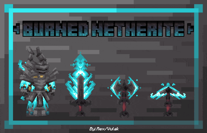 Burned Netherite Add-on